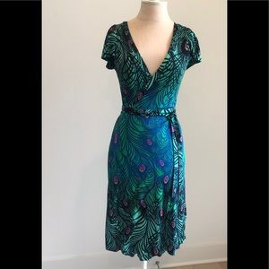 Mathew Williamson Peacock  Dress for H&M sz S